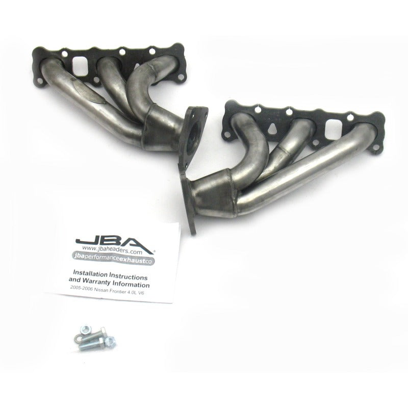 JBA 04-15 Nissan 4.0L V6 1-5/8in Primary Raw 409SS Cat4Ward Header