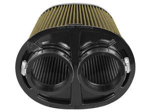 aFe Momentum Intake Rep Air Filter w/PG7 Media-3in F (Dual) x (8.25x6.25)in B x (7.25x5)in T x 9in H