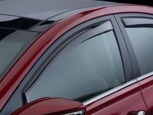 WeatherTech 11+ Kia Optima Front Side Window Deflectors - Dark Smoke