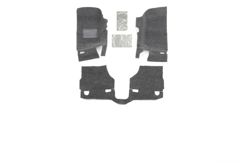 BedRug 18-23 Jeep JL 4 Door BedRug 3pc Front Floor Kit