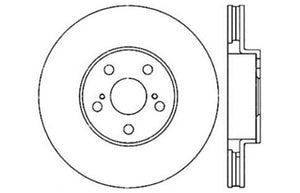 StopTech 03-08 Pontiac Vibe / 05-09 Scion tc Left Front Slotted & Drilled Rotor