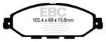 EBC 12-13 Infiniti JX35 3.5 Ultimax2 Front Brake Pads