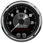 Autometer Prestige Series Black 3-3/8in Electrical 140mph
