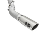 aFe Atlas Exhaust 5in DPF-Back Aluminized Steel w/ Polished Tips 16-17 GM Diesel Truck V8-6.6L (td)