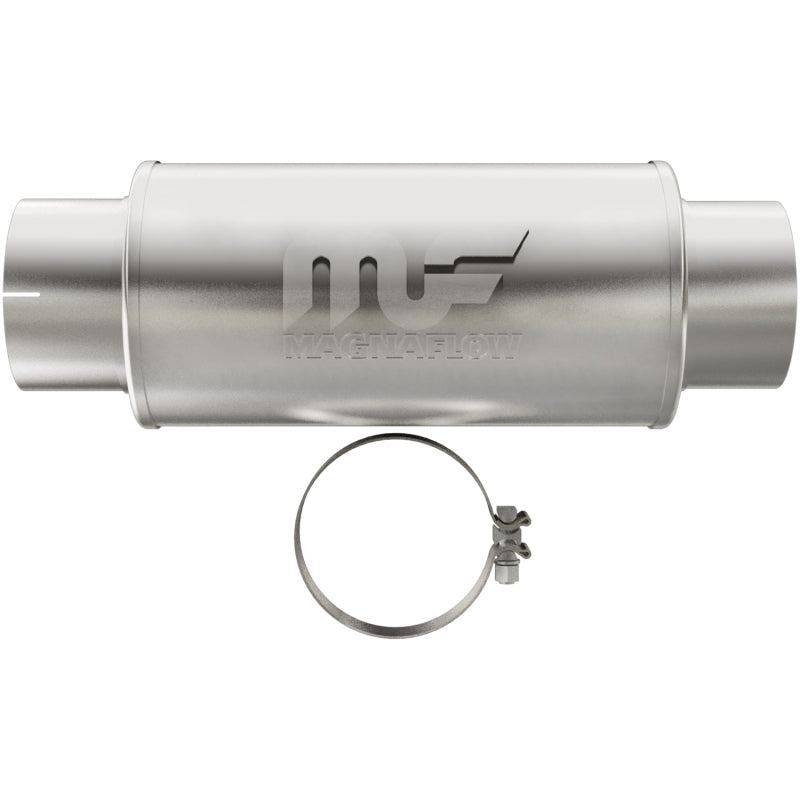 MagnaFlow Muffler Mag DSL SS 7x7x14 5in Inlet 5in Outlet