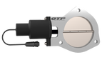 QTP 4in Bolt-On QTEC Electric Cutout Valve w/Flange - Single