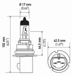 Hella Bulb 9007/Hb5 12V 65/55W Px29T T4625 Sb