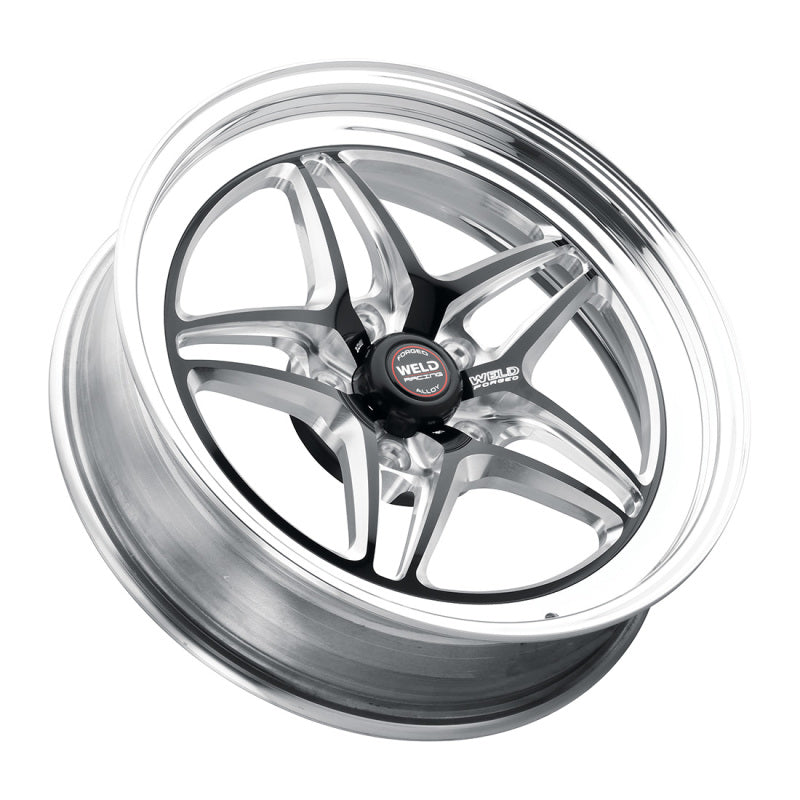 Weld S81 18x10.5 / 5x4.75 BP / 8.7in. BS Black Wheel 3.18 ID (Med Pad)