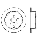 StopTech Power Slot 08-10 WRX Rear Right Slotted Rotor