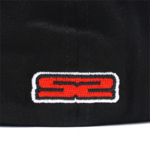 Skunk2 Team Baseball Cap Racetrack Logo (Black) - M/L