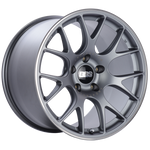 BBS CH-R 19x12 5x130 ET45 CB71.6 Satin Titanium Polished Rim Protector Wheel