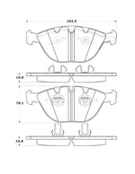 StopTech Street Touring 06-09 BMW M5 E60 / 07-09 M6 E63/E63 Front Brake Pads