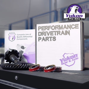 Yukon 8.8in Ford 3.27 Rear Ring & Pinion Install Kit 2.53in OD Axle Bearings and Seals