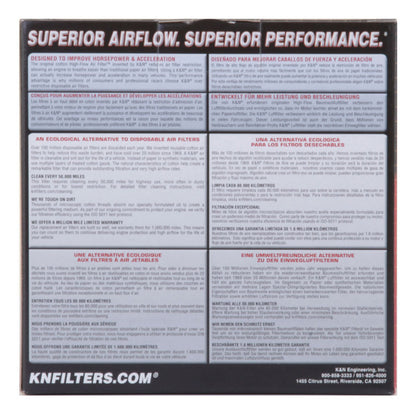K&N Replacement Air Filter 4.688in ID x 6.063in OD x 1.875in H for Harley-Davidson/Rover