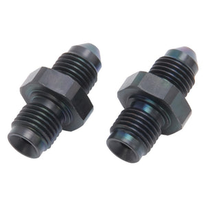 Russell Performance -3 AN SAE Adapter Fitting (2 pcs.) (Black)