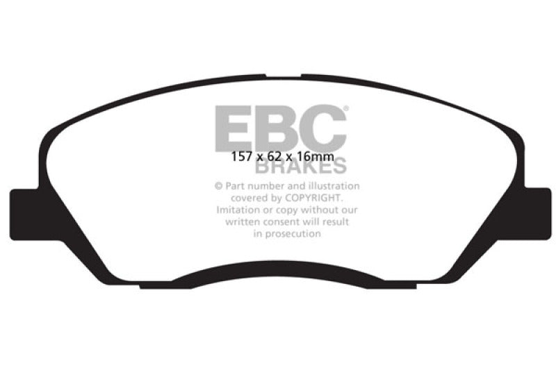 EBC 06-09 Hyundai Entourage 3.8 Ultimax2 Front Brake Pads