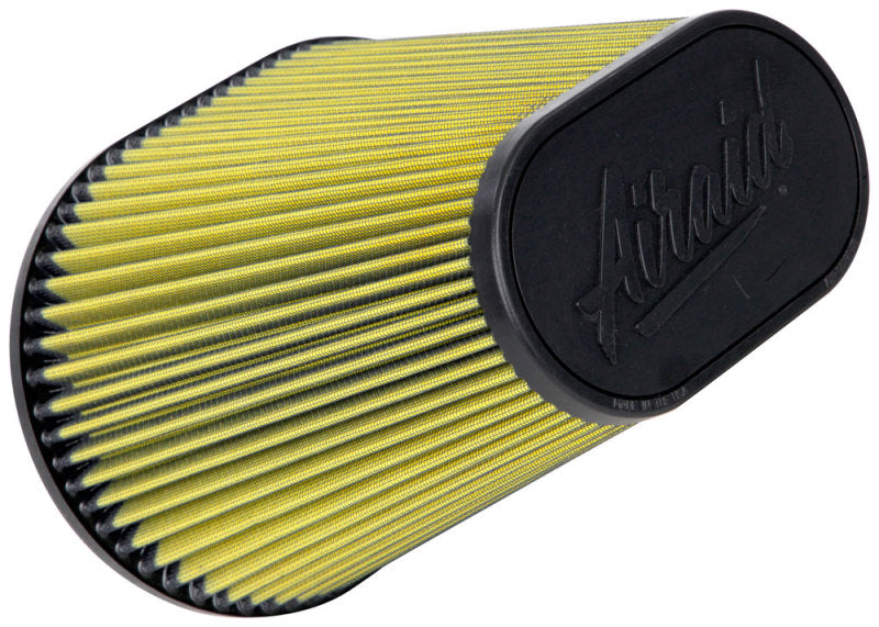 Airaid Universal Air Filter - Cone 6in FLG x 10-3/4x7-3/4in B x 7x4in T x 9in H - Synthaflow