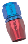 Russell Performance -16 AN Red/Blue Straight Full Flow Hose End