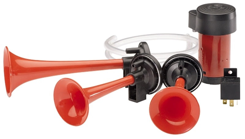 Hella Triple-Tone Air Horn Kit 12V