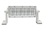 Hella Value Fit 8in Light - 36W Dual Row White Housing Flood Beam - LED