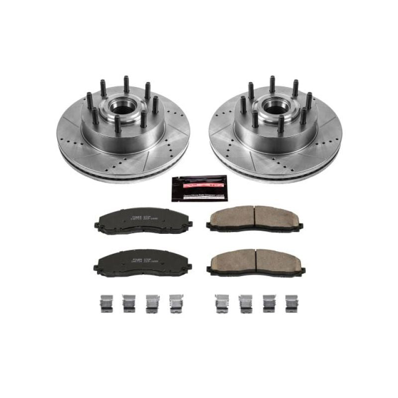 Power Stop 13-22 Ford F-350 Super Duty Front Z23 Evolution Brake Kit