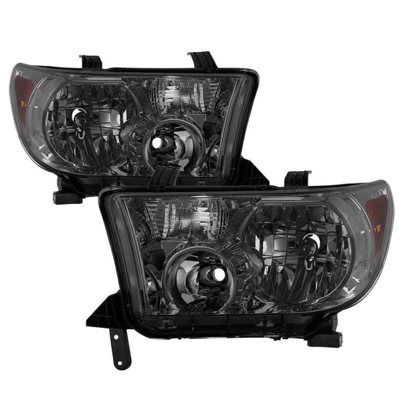 Xtune Toyota Tundra 07-13 / Toyota Sequoia 08-13 OEM Style Headlights Smoked HD-JH-TTU07-AM-SM