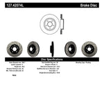 StopTech 1/02-05 Infiniti G35 (alloy disc) / 6/02-05 Nissan 350Z Slotted & Drilled Left Front Rotor