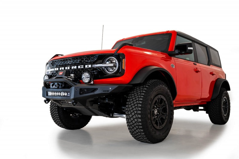 Addictive Desert Designs 2021+ Ford Bronco Rock Fighter Front Bumper - Hammer Black