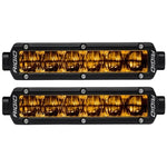 Rigid Industries 6in SR-Series Pro Dot / SAE Fog Lights (Pair) - Selective Yellow