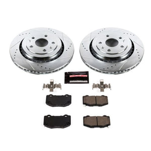 Power Stop 16-18 Cadillac ATS Rear Z23 Evolution Sport Brake Kit