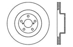 StopTech 02-10 Subaru WRX Slotted & Drilled Right Front Rotor (exc. STi)