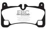 EBC 08-09 Volkswagen Touareg 3.6 (2 holes at bottom of backplate) Redstuff Rear Brake Pads