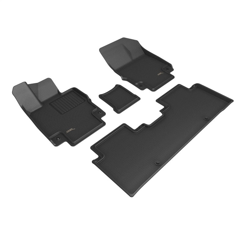 3D Maxpider 2023+ Genesis Gv60 Kagu Floor Mat- Black R1 R2 R3