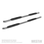 Westin 05-21 Toyota Tacoma Access Cab PRO TRAXX 4 Oval Nerf Step Bars - SS