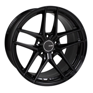 Enkei TY5 19x8 5x112 45mm Offset 72.6mm Bore Black Wheel