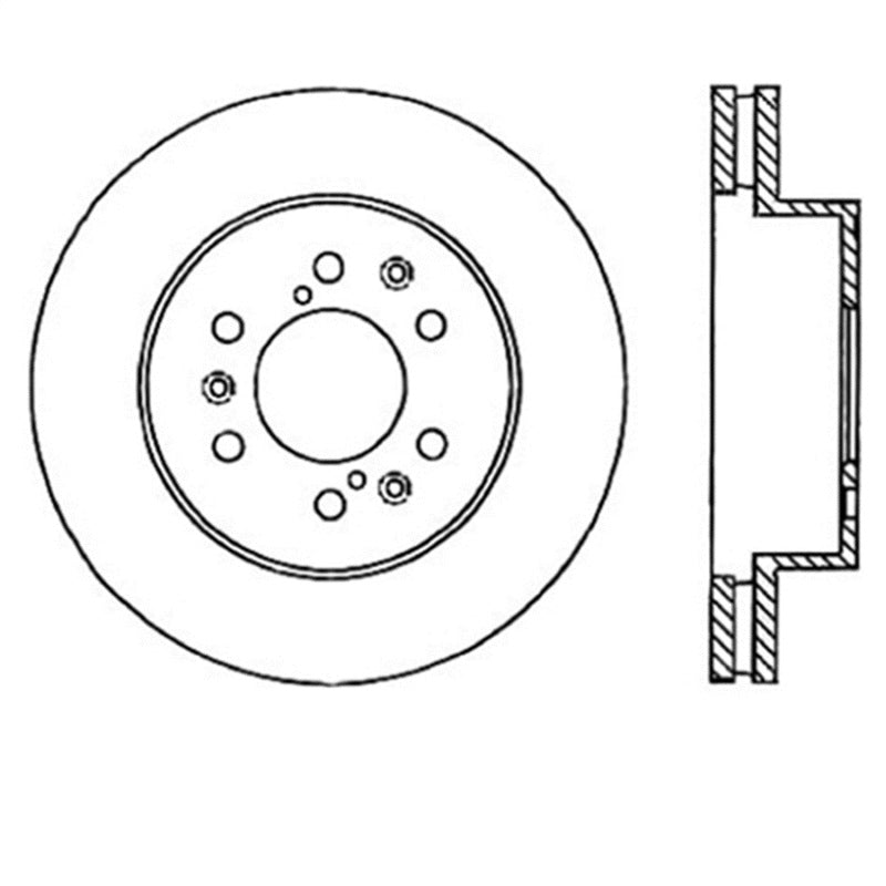 StopTech Power Slot 07 Chevrolet Tahoe Front Left Rotor