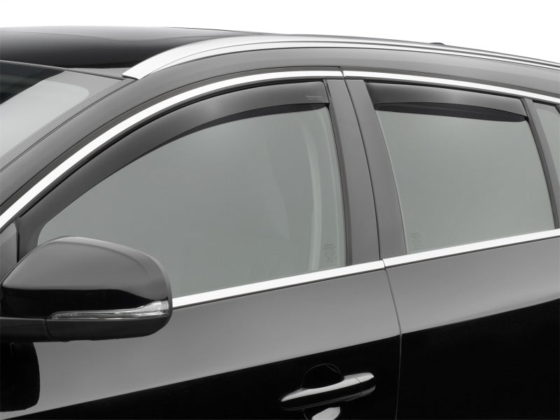 WeatherTech 11-15 Volvo V60 Front and Rear Side Window Deflectors - Dark Smoke