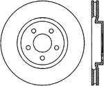 StopTech Power Slot 05 Chrysler 300C 5.7L V8 w/ Vented Rear Disc Front Right Cryo Slotted Rotor