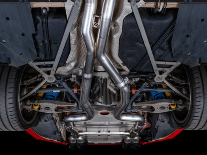 AWE Tuning BMW F8X M3/M4 Track Edition Cat-Back Exhaust - Diamond Black Tips