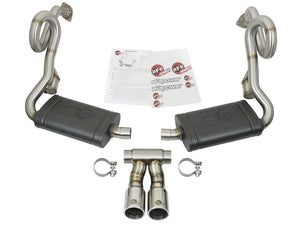 aFe MACHForce-Xp 2in 304 SS Cat-Back Exhaust w/Polished Tips 13-16 Porsche Boxster/Cayman 2.7L/3.4L