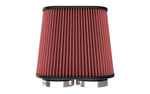 K&N Universal Clamp-On Air Filter 3in Dual Flange 9in x 6in Base 7.5in x 3.688in Top 7.5in Height