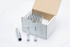 Wheel Mate Spiked Lug Nuts Set of 24 - Chrome 14x2.0