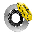 Wilwood 69-89 Porsche 911 Front Superlite Brake Kit 3.5in MT Slotted Face - Yellow