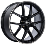 BBS CI-R 20x8.5 5x112 ET32 Satin Black Polished Rim Protector Wheel -82mm PFS/Clip Required