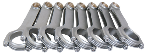 Eagle Chevrolet Small Block H-Beam Connecting Rods w/ ARP L19 Bolts (Set of 8)