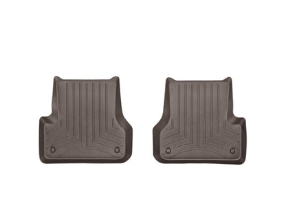 WeatherTech 2012+ Audi A6 Rear FloorLiner - Cocoa