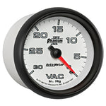 AutoMeter Gauge Vacuum 2-5/8in. 30Inhg Mechanical Phantom II