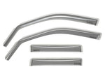 WeatherTech 2018+ Hyundai Kona Front and Rear Side Window Deflectors - Dark Smoke