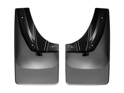 WeatherTech 14+ Dodge Ram 2500 / 3500 No Drill Mudflaps - Black