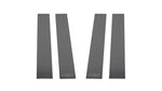 Putco 2020 Chevy Silv HD 2500/3500 - Chevrolet Bow Tie Etching (6pcs) Black Platinum Pillar Posts